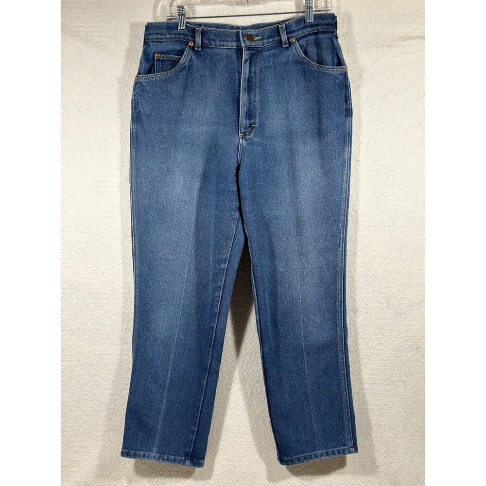 Vintage Lee Riders Womens 20W 34 Blue Mom Jeans High Rise USA Y2K Retro